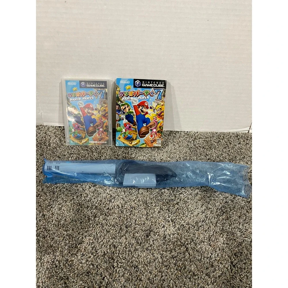 Nintendo Mario Party 7 GameCube Japanese Excellent With Microphone Bundle NTSC-J